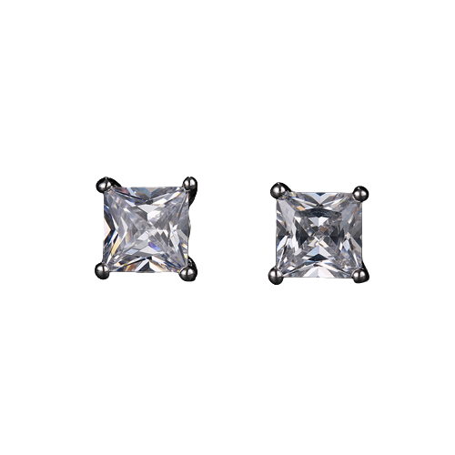 Unisex Cubic Zirconia Earrings
