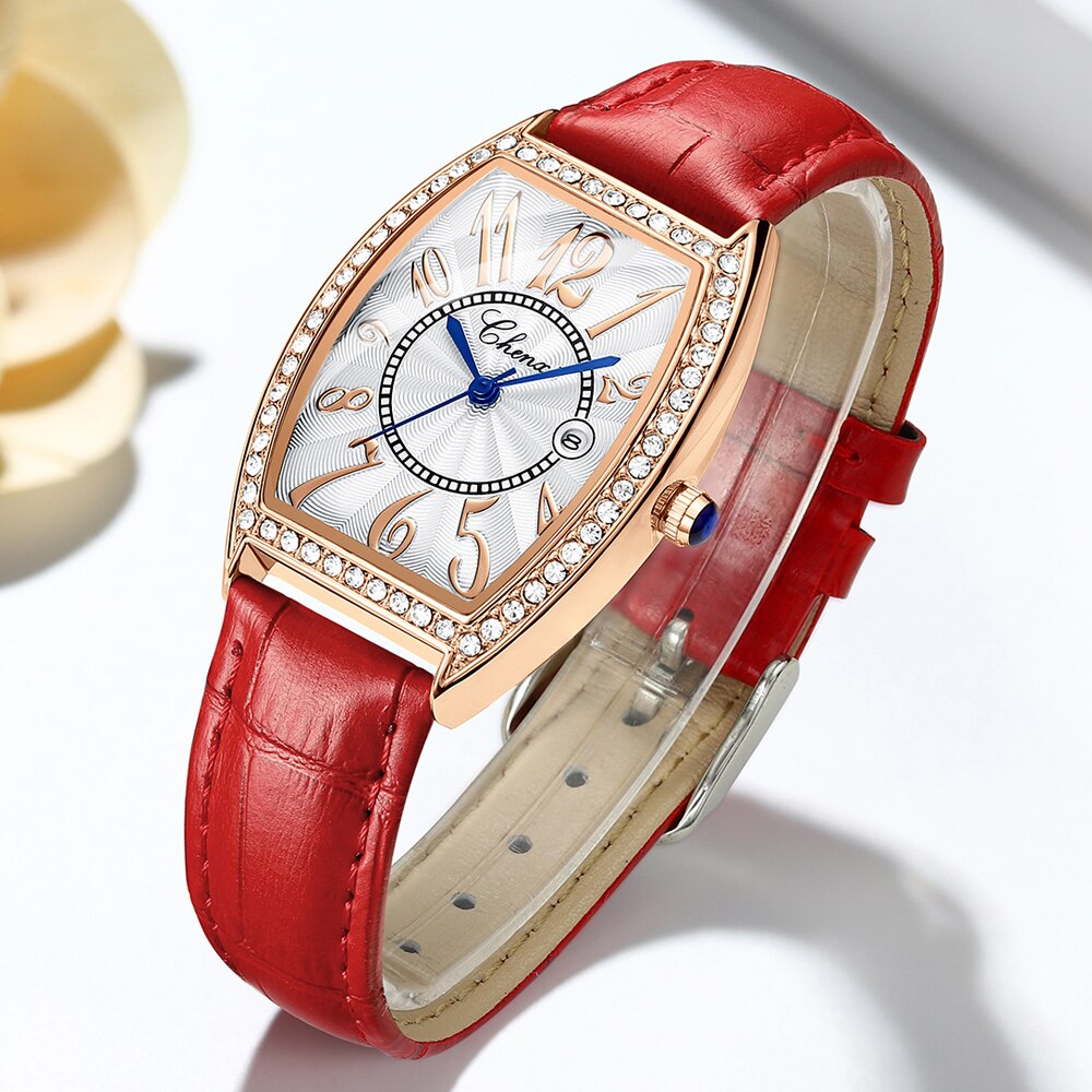 Women's Casual Waterproof Studded Watch