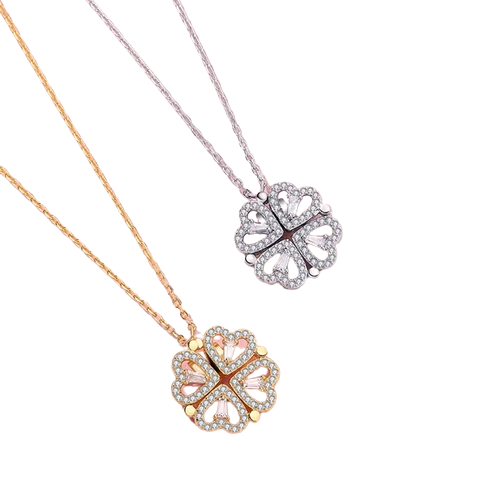 Crystal Heart 2-in-1 Necklace