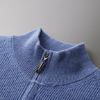 Pull zippé en cachemire Charles