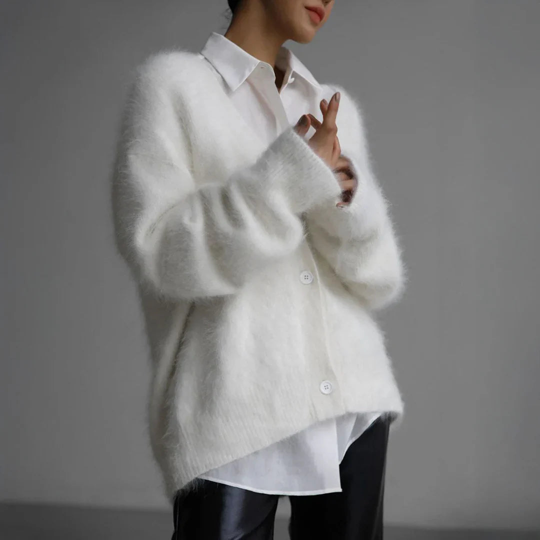 Cardigan duveteux Fioré