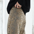 Jean baggy léopard Luana