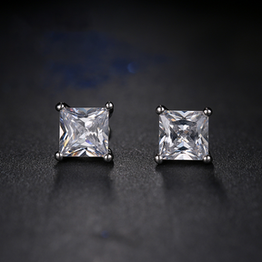 Unisex Cubic Zirconia Earrings