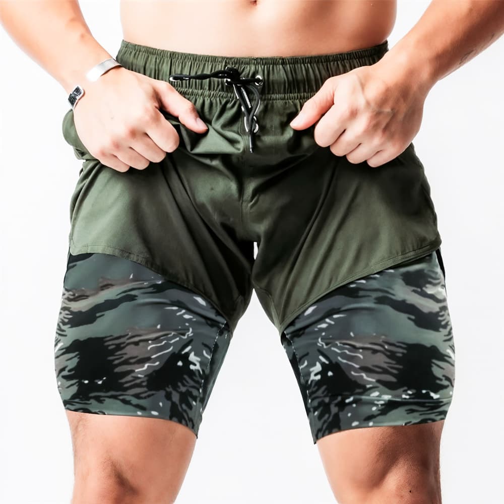 Short de compression 2-en-1 Flex Stride