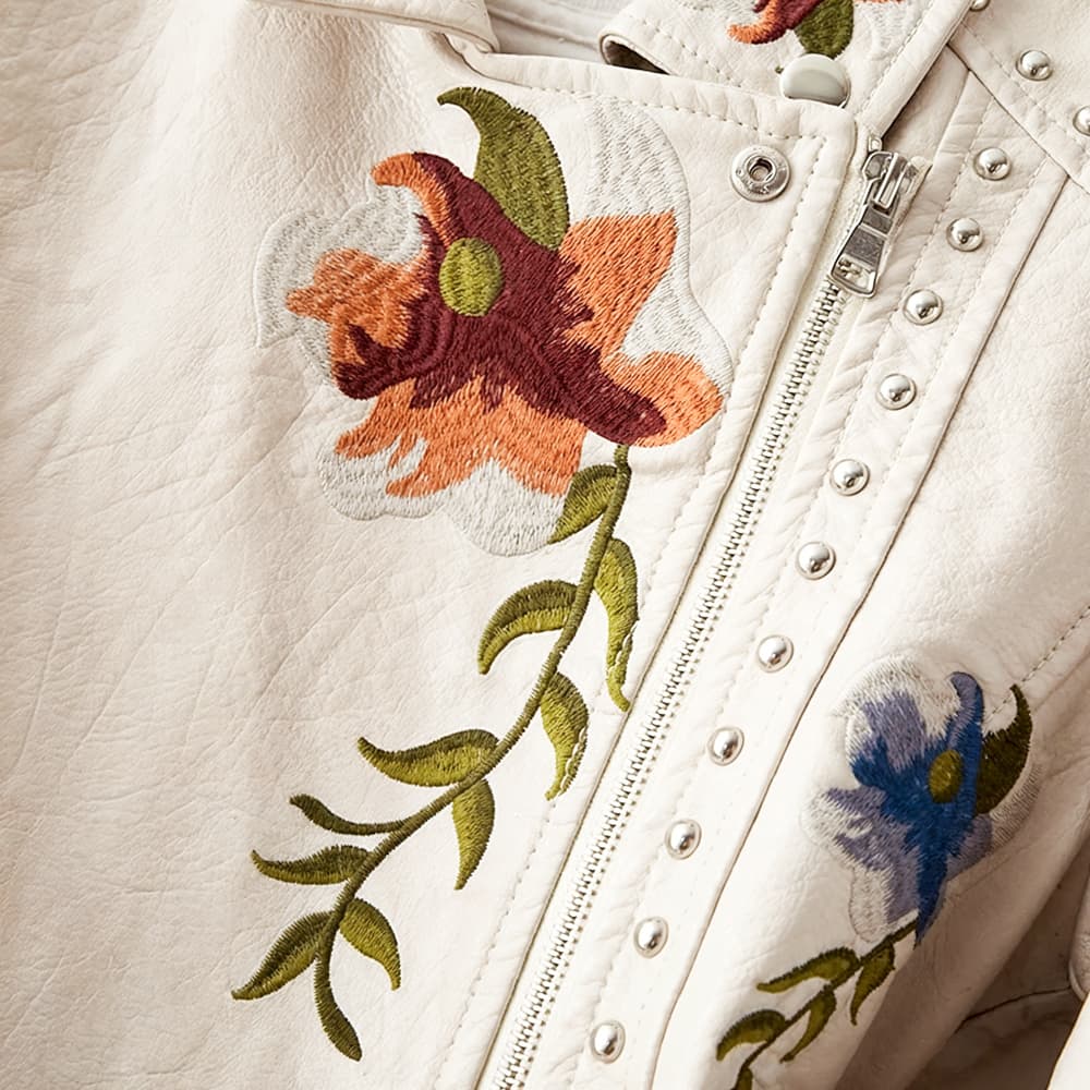 Veste en cuir L'Atérribelle Bloom