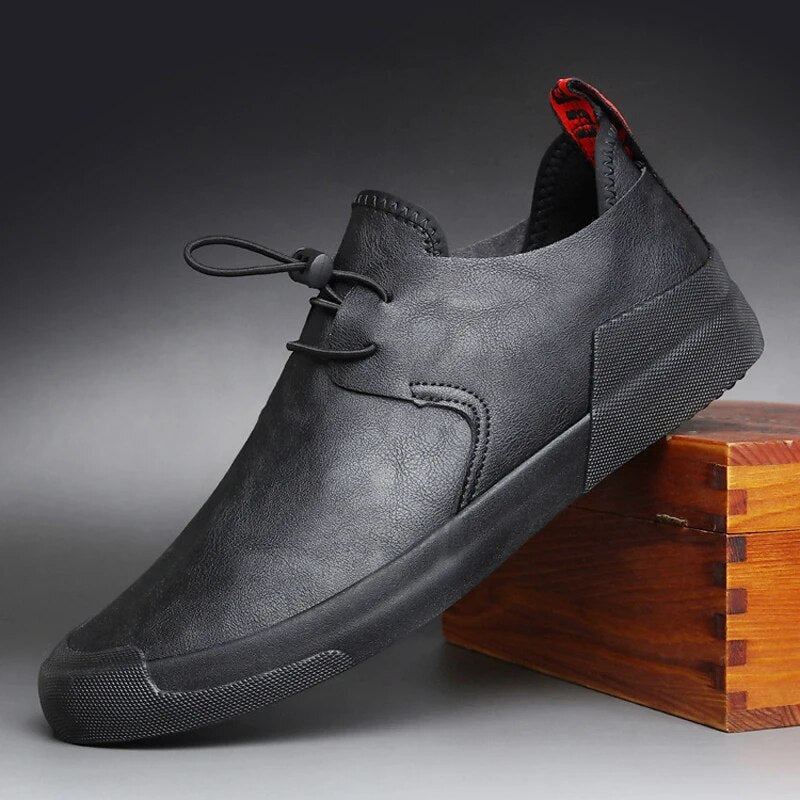 Voyager Leather Slip-On Sneaker
