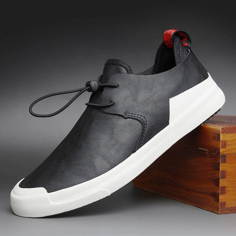 Voyager Leather Slip-On Sneaker