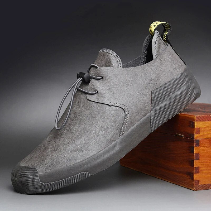 Voyager Leather Slip-On Sneaker