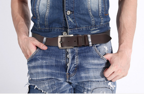 Men's Cowboy Style Genuine Leather Belt