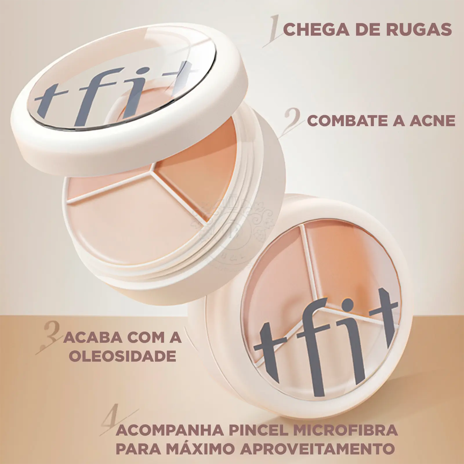 Sweet 3-in-1 Foundation - Anti-Wrinkle (Adaptable to All Skin Types) + GIFT