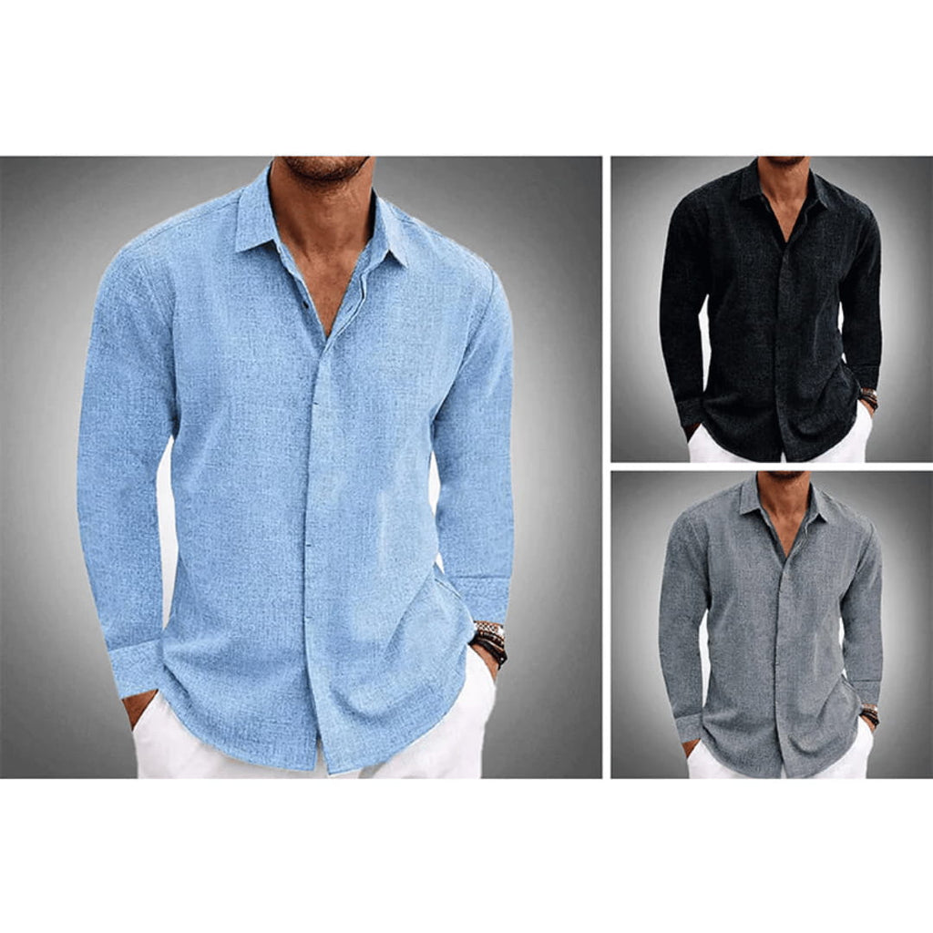 Chemise en lin signature Adriano Costa