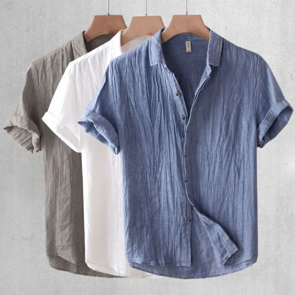 Chemise en lin Lucas Larvotto