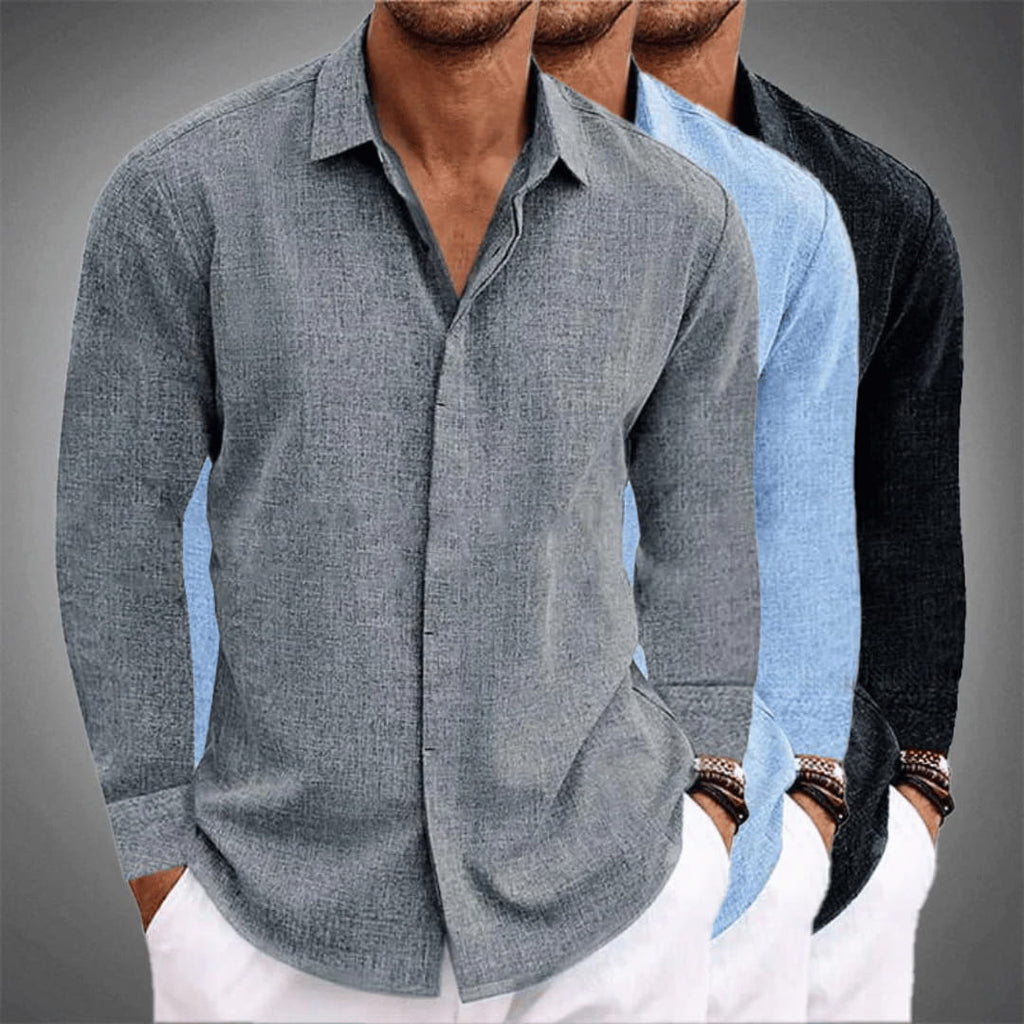 Chemise en lin signature Adriano Costa