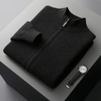 Pull zippé en cachemire Charles