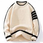 Pull rayé tricoté