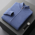 Pull zippé en cachemire Charles