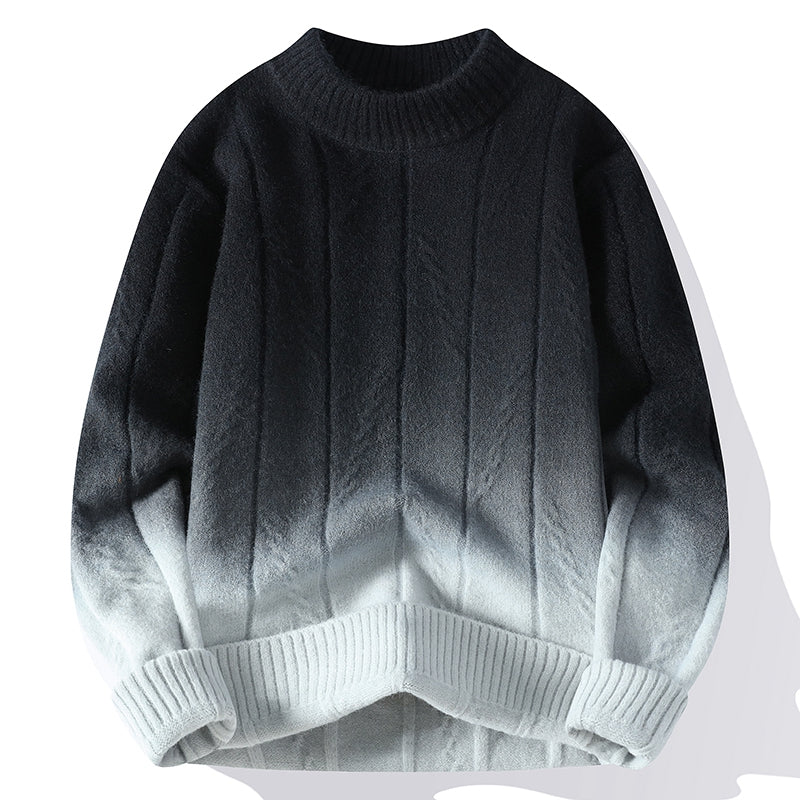 Pull ras du cou dégradé Cascade