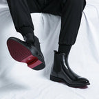 Bottes en cuir véritable Leonardo Scabusi
