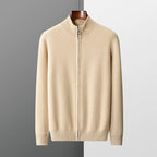Pull zippé en cachemire Charles