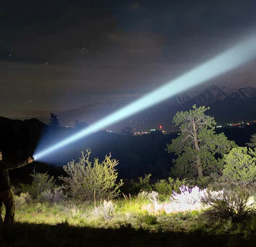 Military Flashlight LaserPro Titanium® - The Most Powerful in the World [SUPER STOCK CLEARANCE + GIFTS ONLY TODAY]