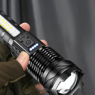 Military Flashlight LaserPro Titanium® - The Most Powerful in the World [SUPER STOCK CLEARANCE + GIFTS ONLY TODAY]