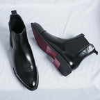 Bottes en cuir véritable Leonardo Scabusi