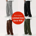 Pantalon de jogging confortable en velours côtelé