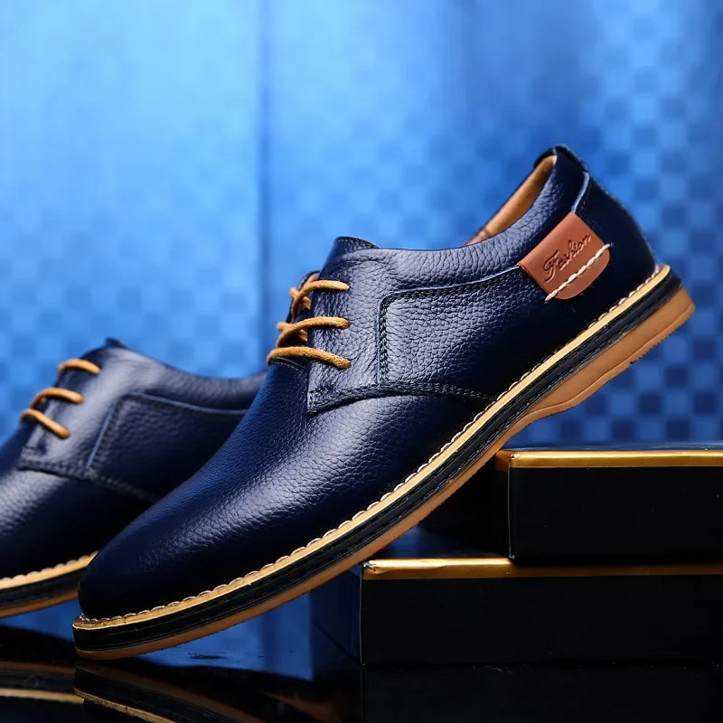 Chaussures Alfredo en cuir véritable