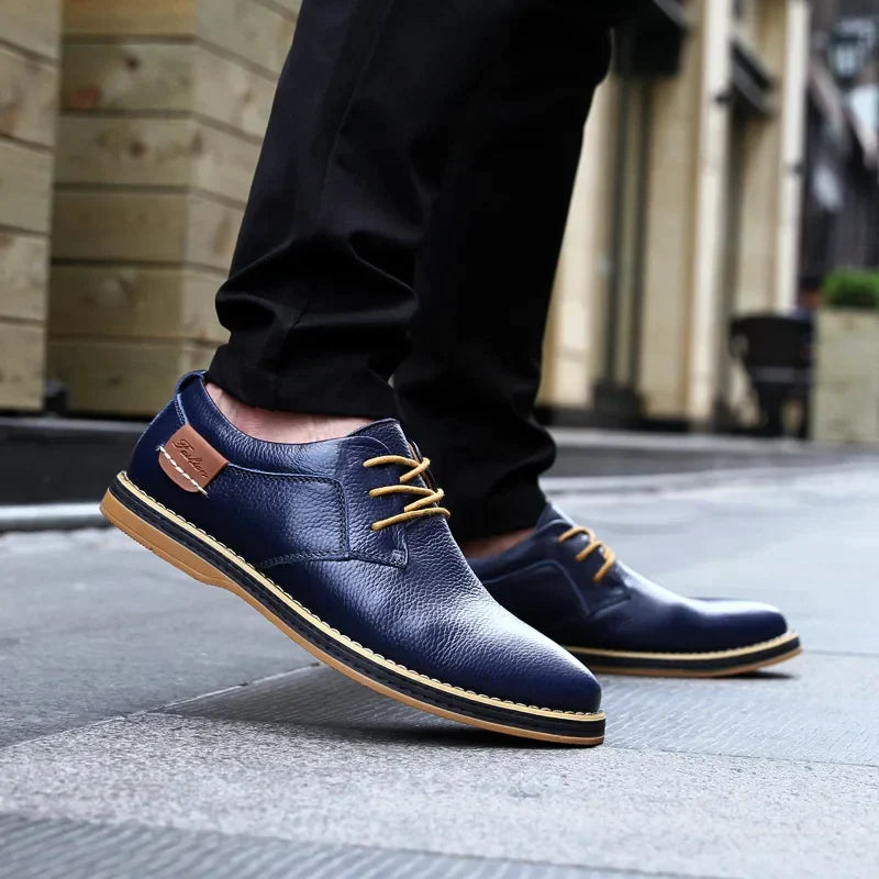 Chaussures Alfredo en cuir véritable