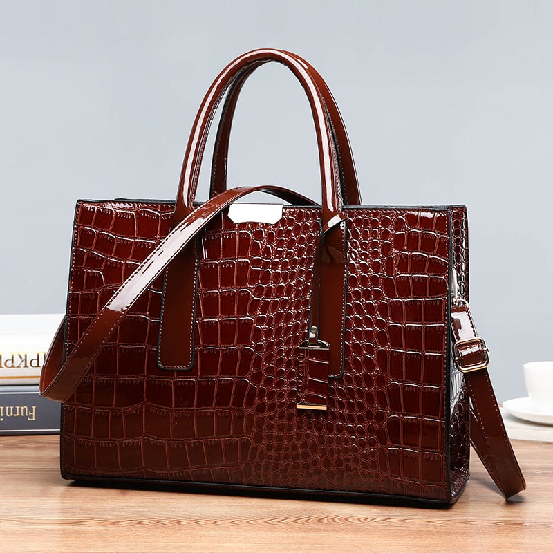Crocodile Leather Women's Bag