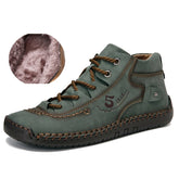 Handcrafted Velvet Leather Men's Shoes