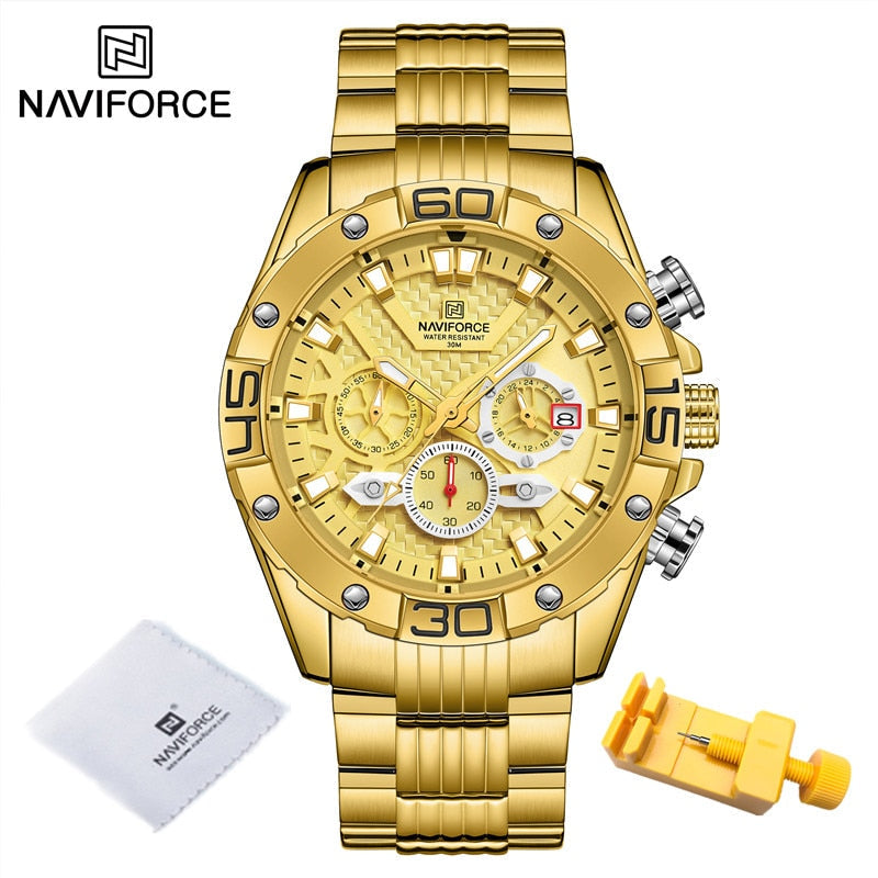 NaviForce Men's Stainless Steel Watch