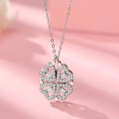 Crystal Heart 2-in-1 Necklace