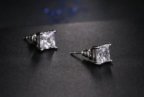 Unisex Cubic Zirconia Earrings