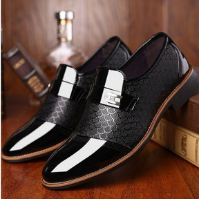 Non-slip Men's Leather Dress Shoes