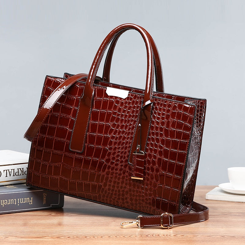 Crocodile Leather Women's Bag