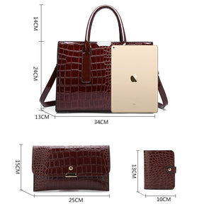 Crocodile Leather Women's Bag