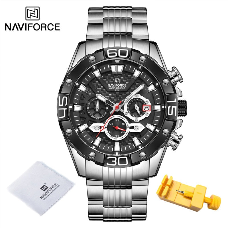 NaviForce Men's Stainless Steel Watch