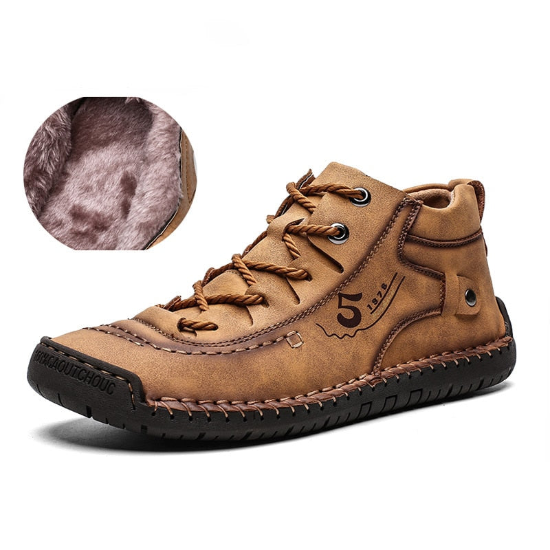 Handcrafted Velvet Leather Men's Shoes