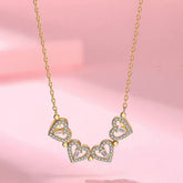 Crystal Heart 2-in-1 Necklace