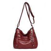 Multilayer Leather Women's Bag