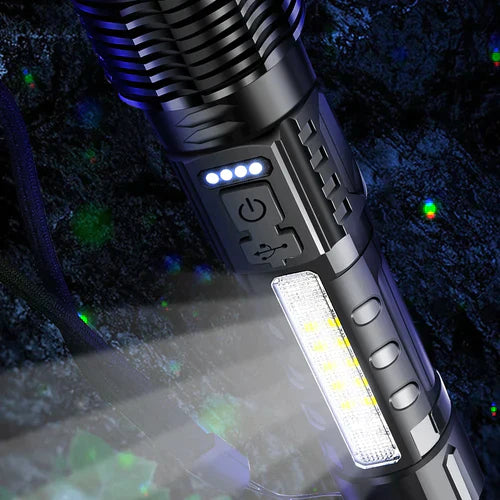 Military Flashlight LaserPro Titanium® - The Most Powerful in the World [SUPER STOCK CLEARANCE + GIFTS ONLY TODAY]