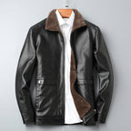Veste en cuir Leandro
