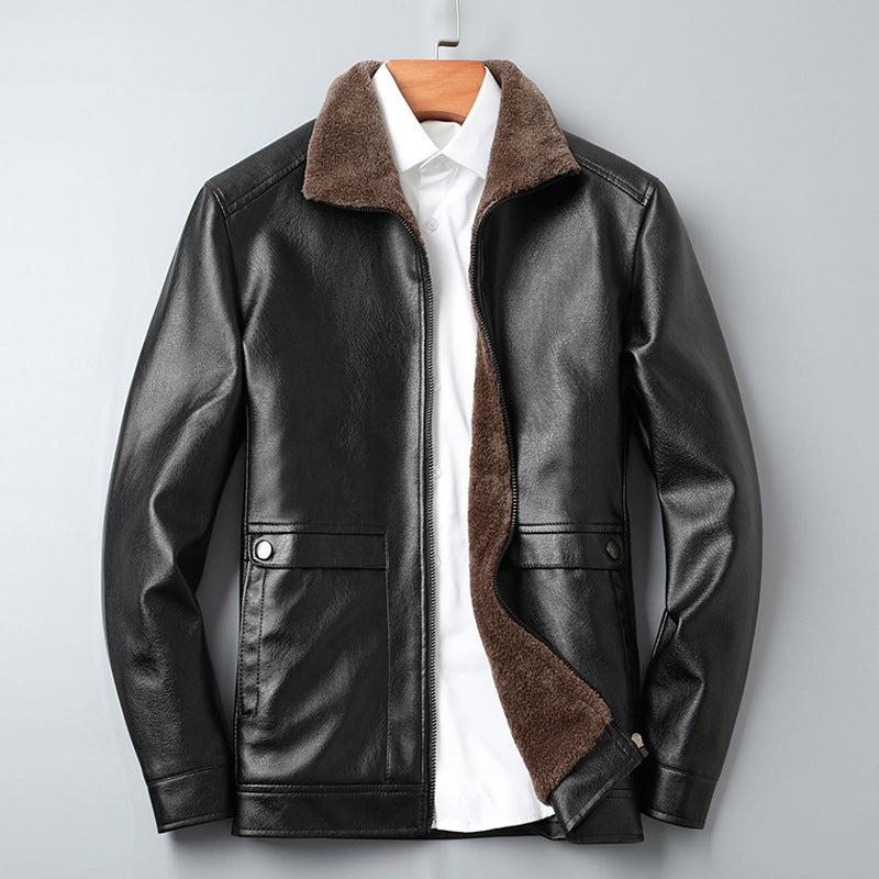 Veste en cuir Leandro
