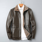 Veste en cuir Leandro