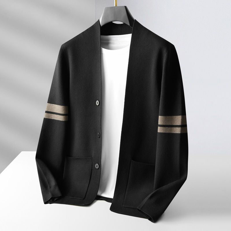 Cardigan Ace 100 % mérinos Aurélien