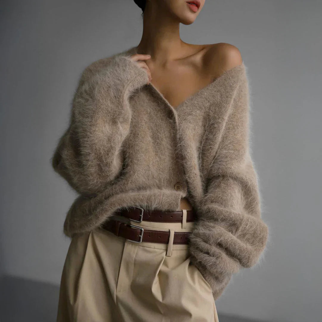 Cardigan duveteux Fioré