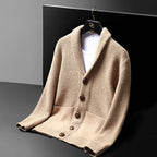 Gilet en laine maille gaufrée