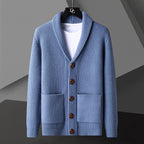 Gilet en laine maille gaufrée