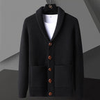 Gilet en laine maille gaufrée